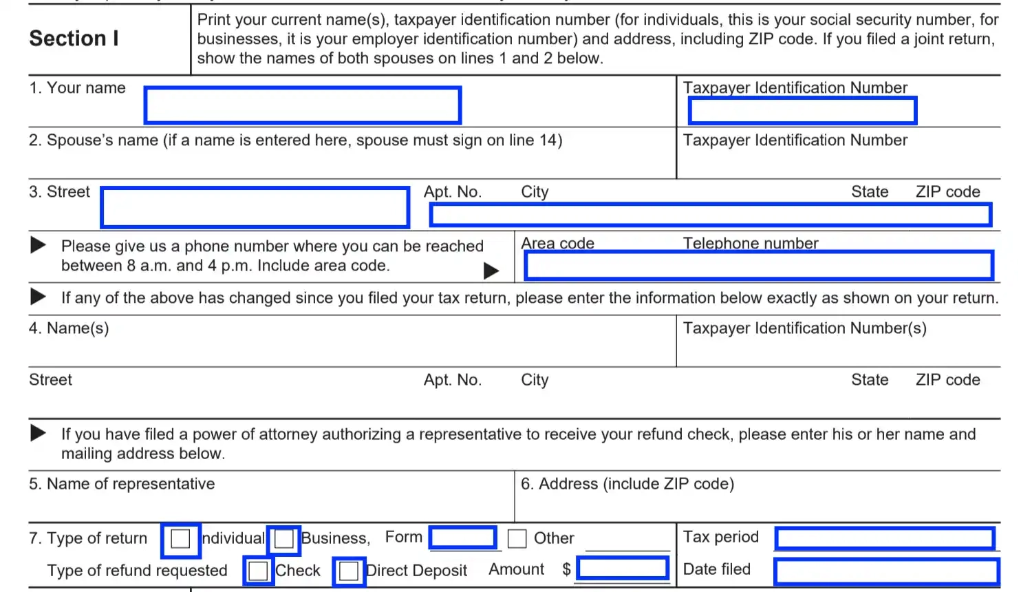 Irs Form 3911 Download