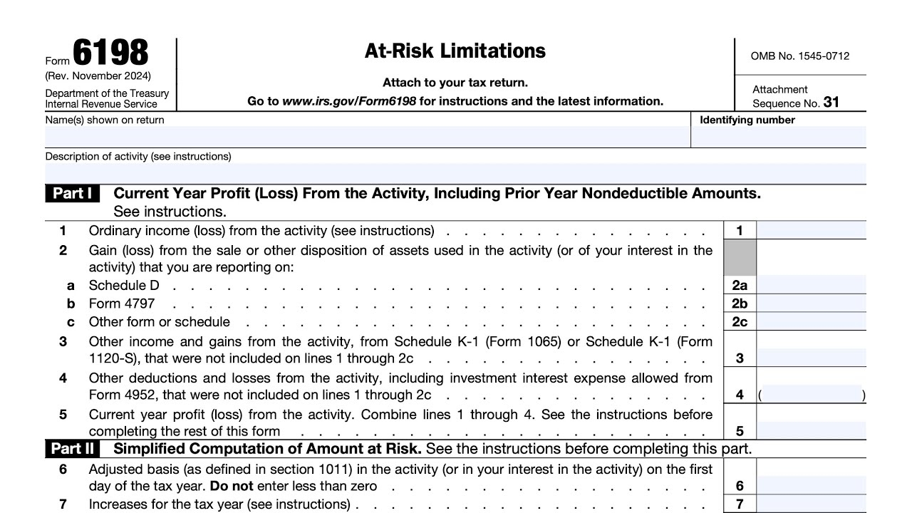 Irs Form 6198 2024
