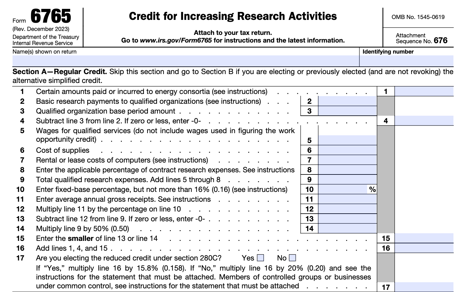 IRS Form 6765 For R amp D Tax Credits What It Is How To File And 