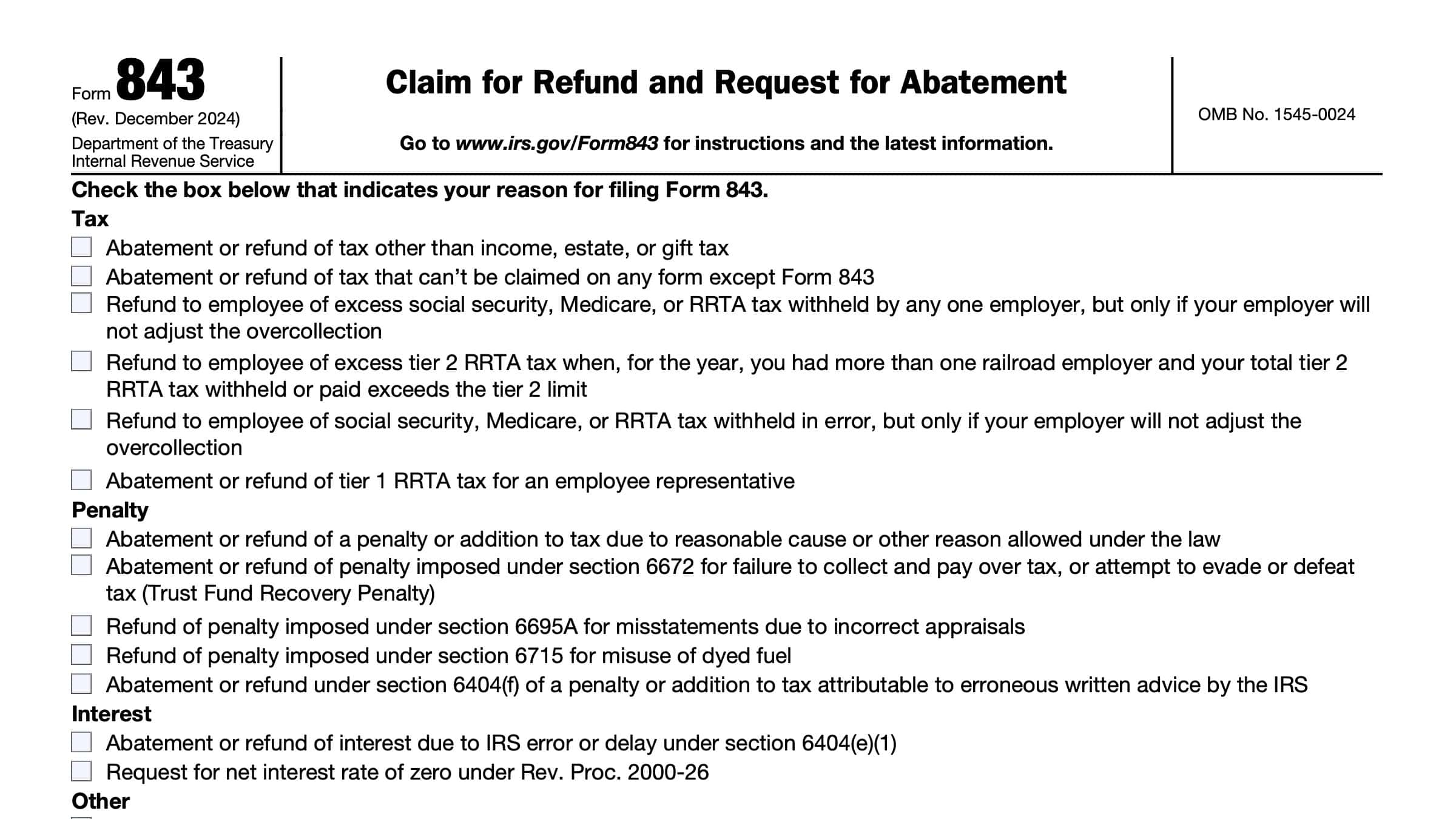 Irs Form Abatement Of Penalties Interest