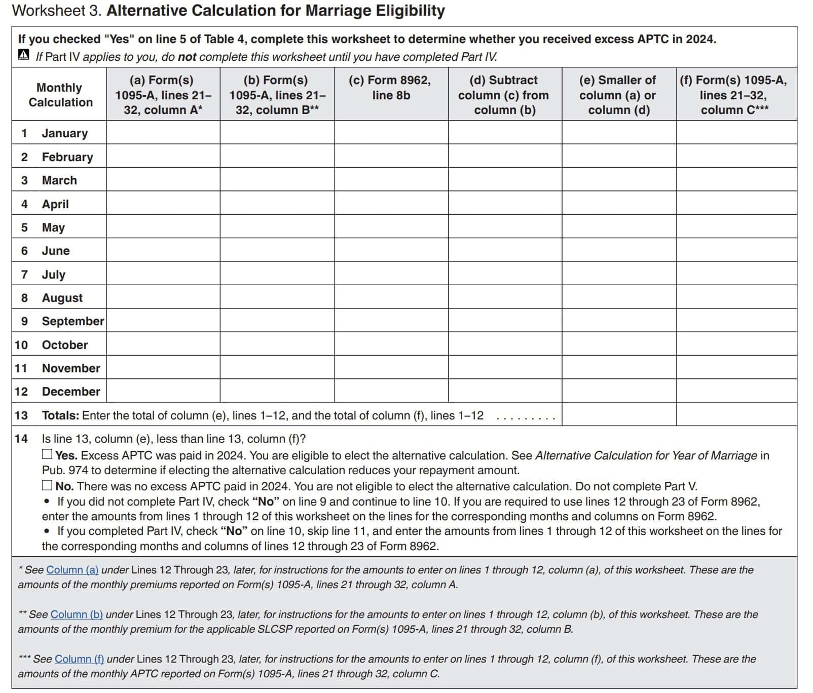 Irs Tax Form 8962 Printable 2024