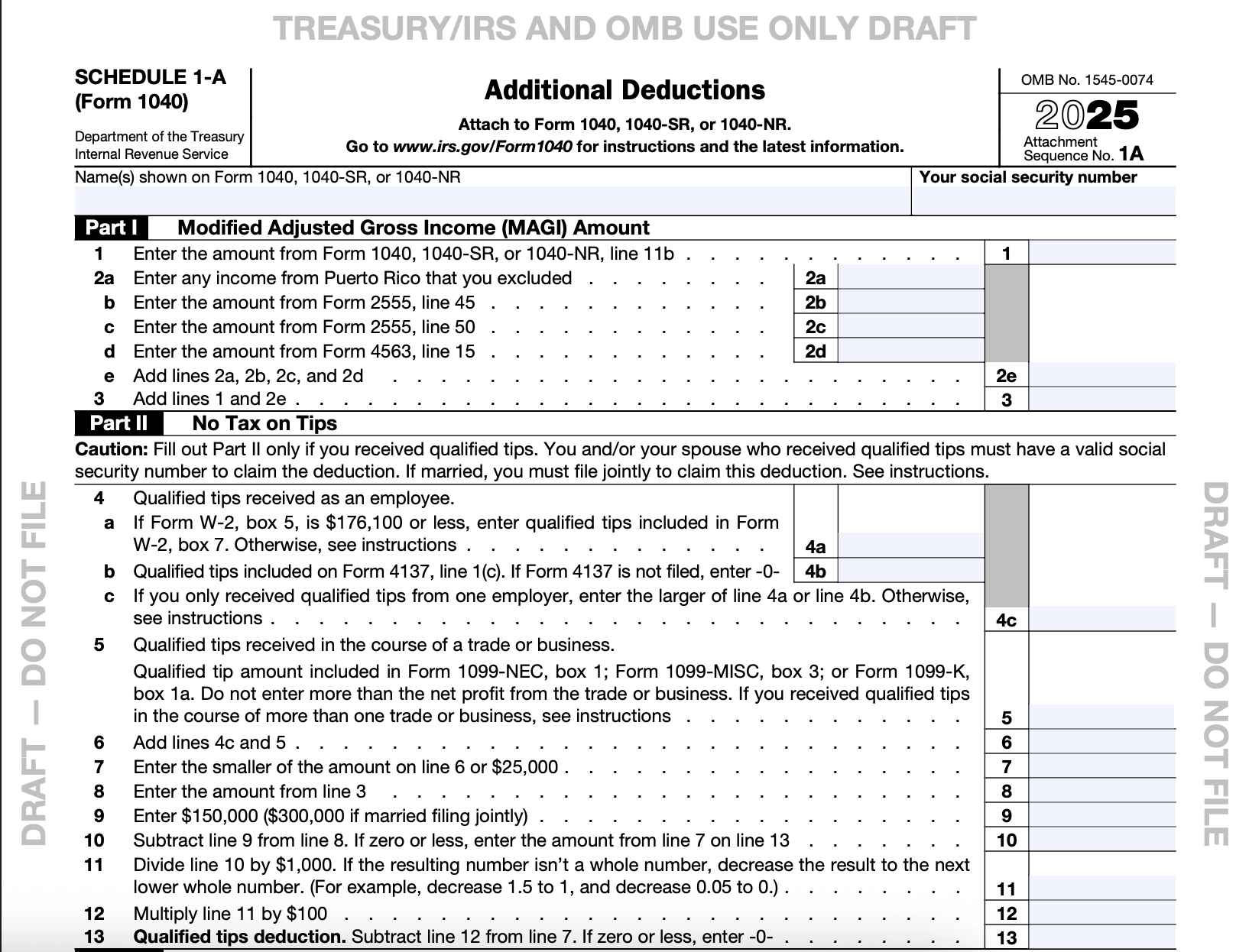 IRS Schedule 1 A 2025 Guide For US Expats Greenback Expat Tax 