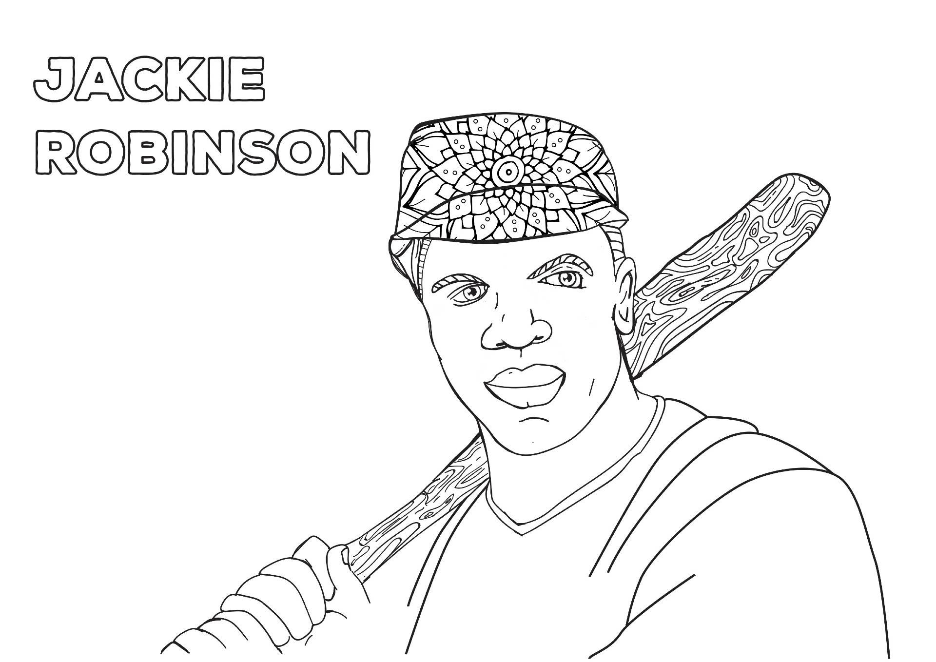 Printable Images Of Jackie Robinson