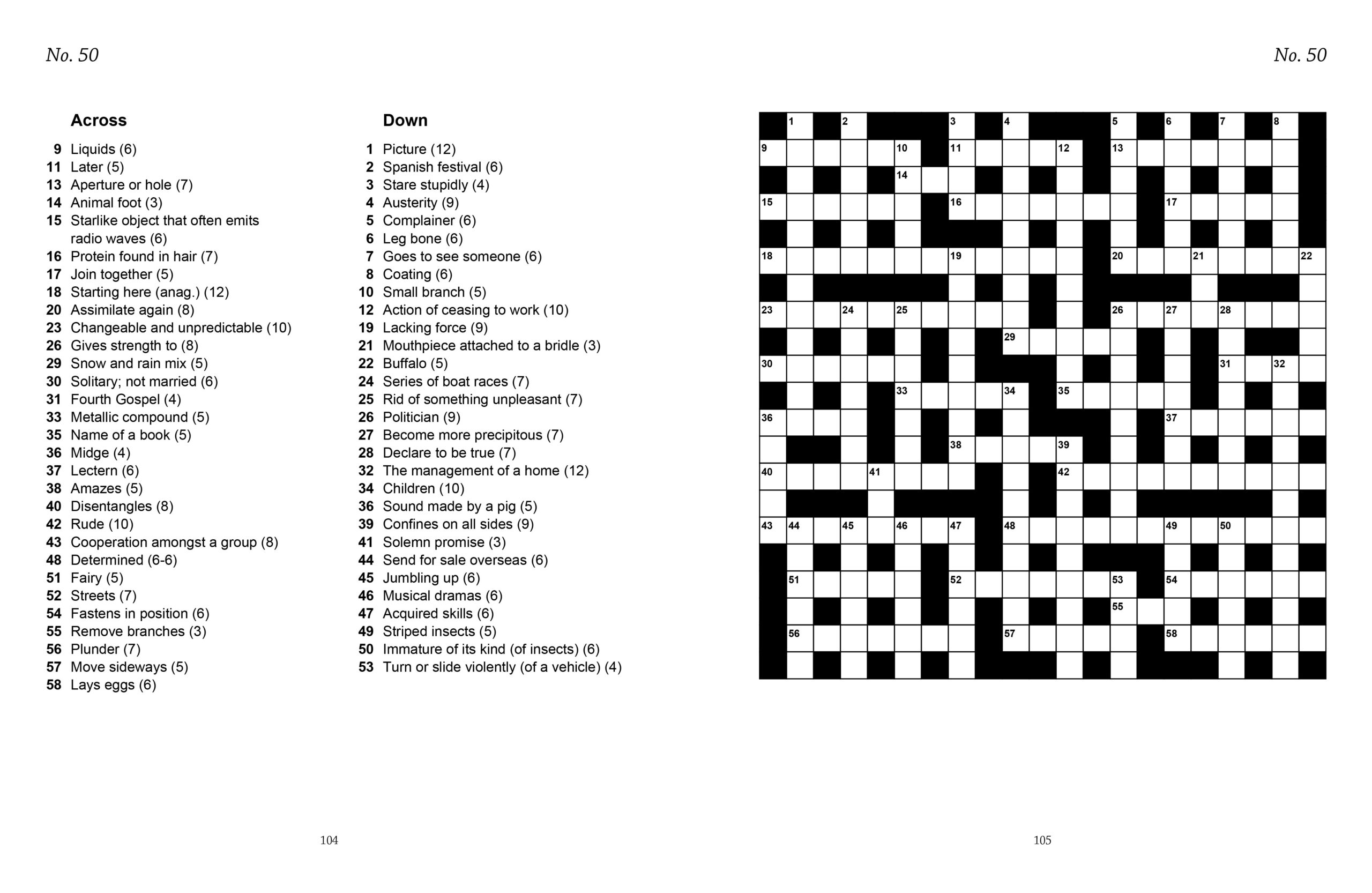 Jumbo Crosswords Book 1 Richardson Puzzles And Games