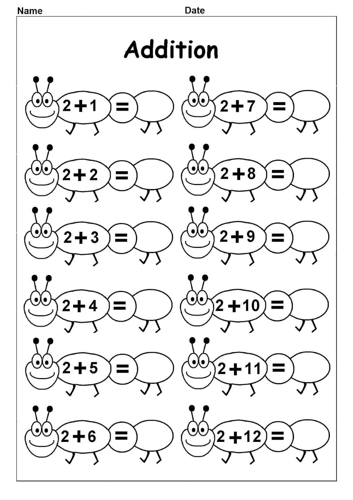 Kindergarten Math Worksheets Free Printable PDF For Kids 