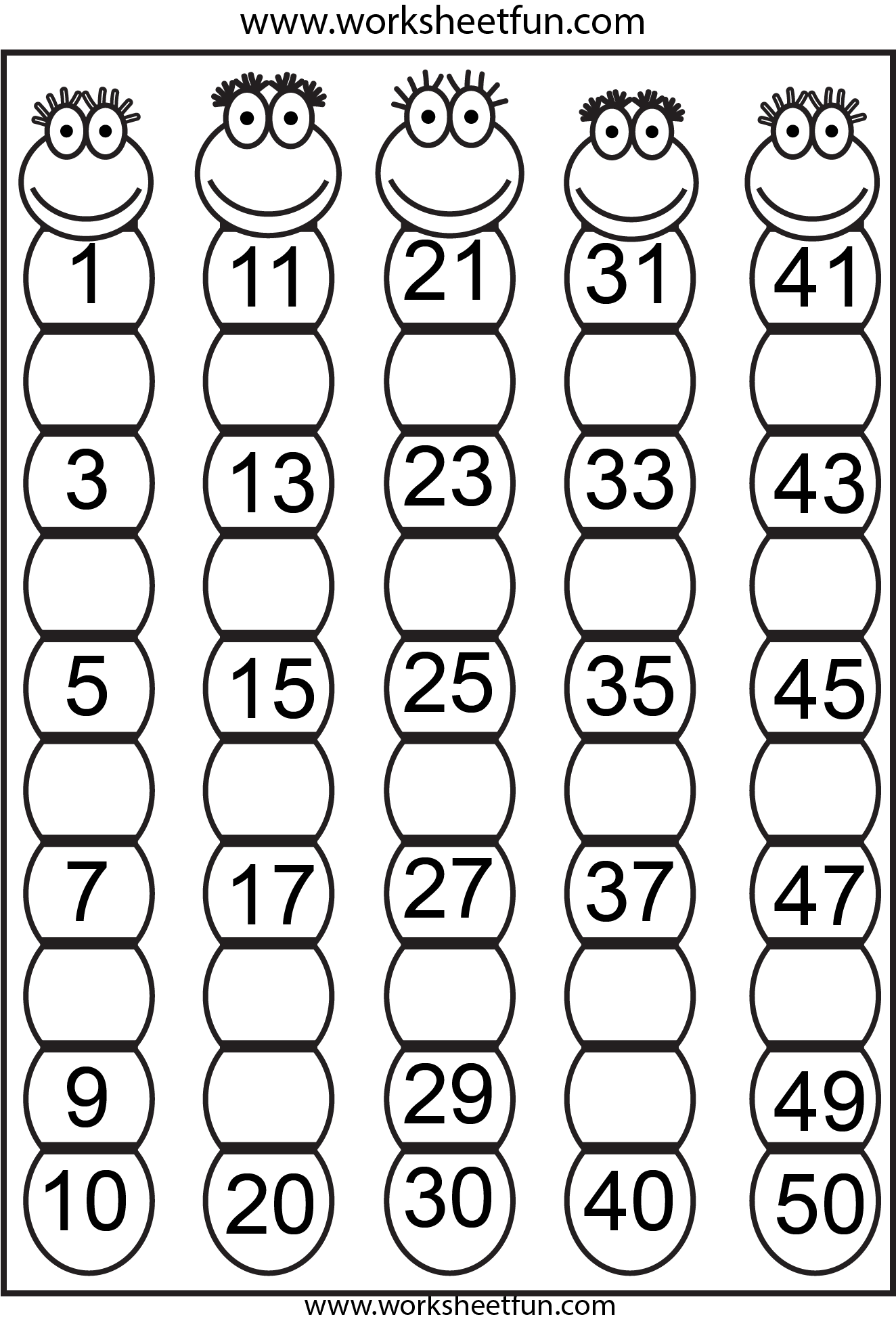 Printable Worksheets For Kindergarten