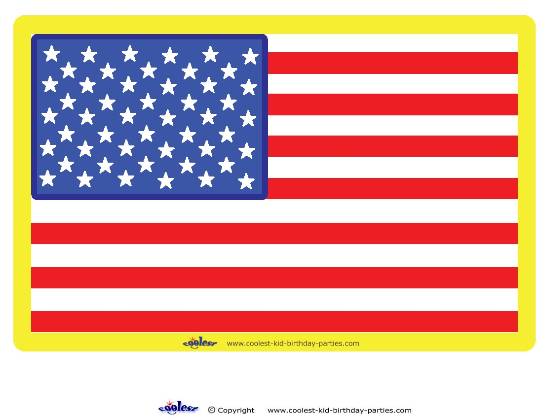 American Flag Free Printable