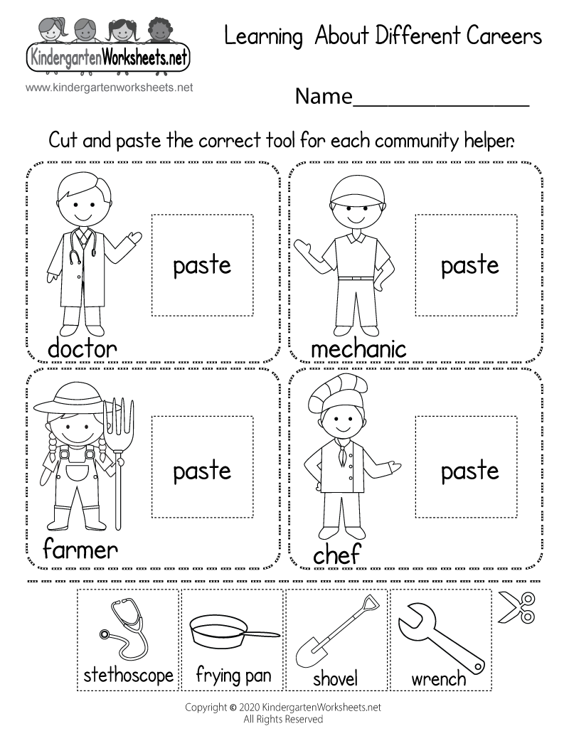 Learning About Careers Worksheet Free Printable Digital amp amp 