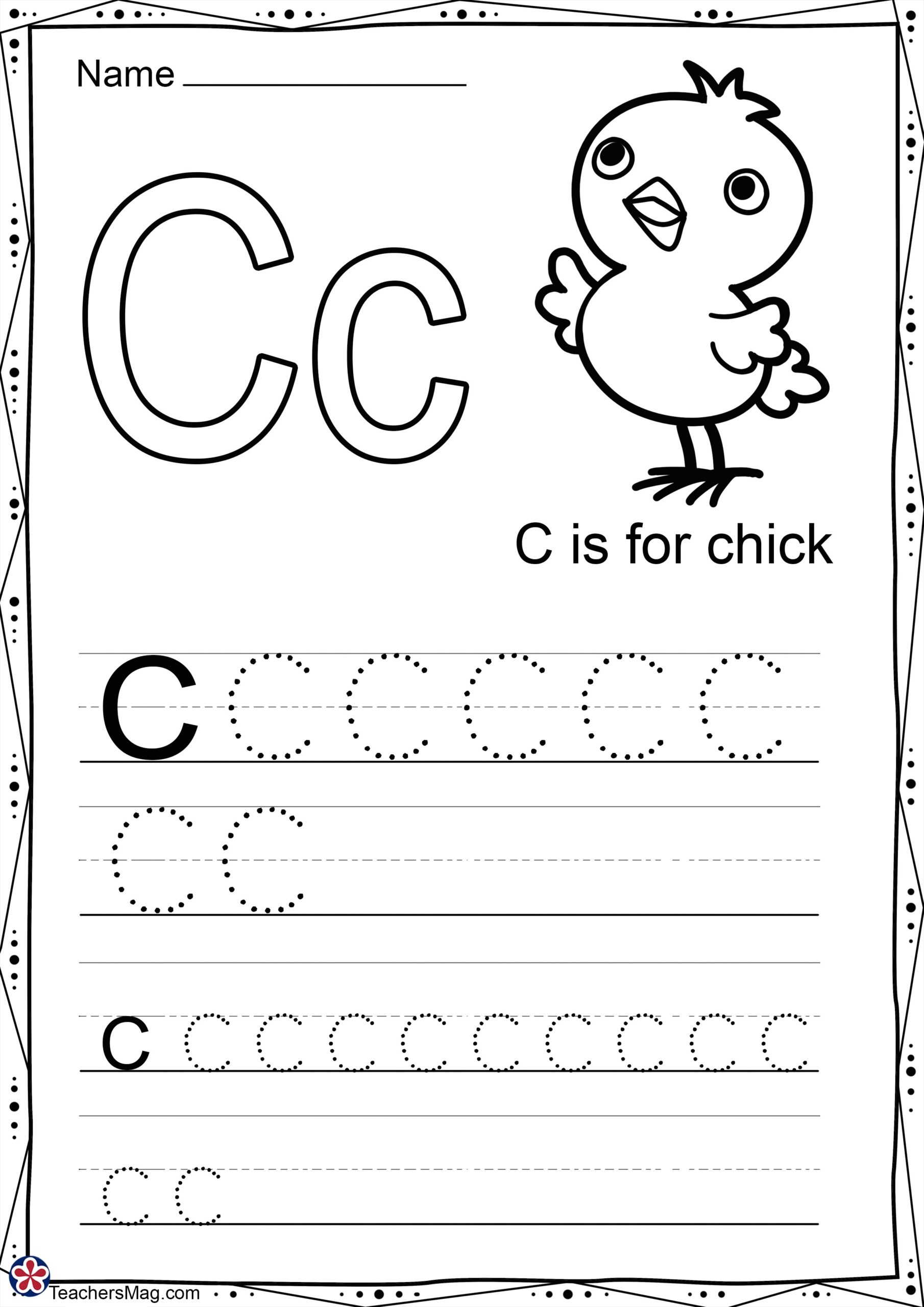 Preschool Printable Worksheet