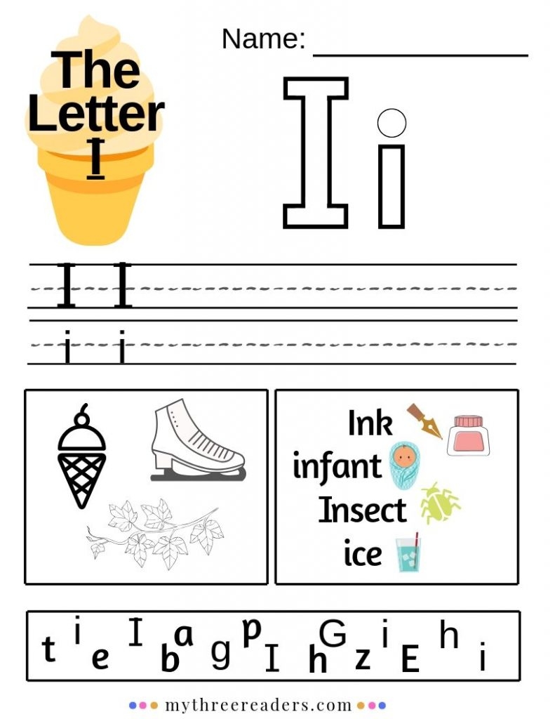 Free Printable Letter I Worksheets For Preschoolers