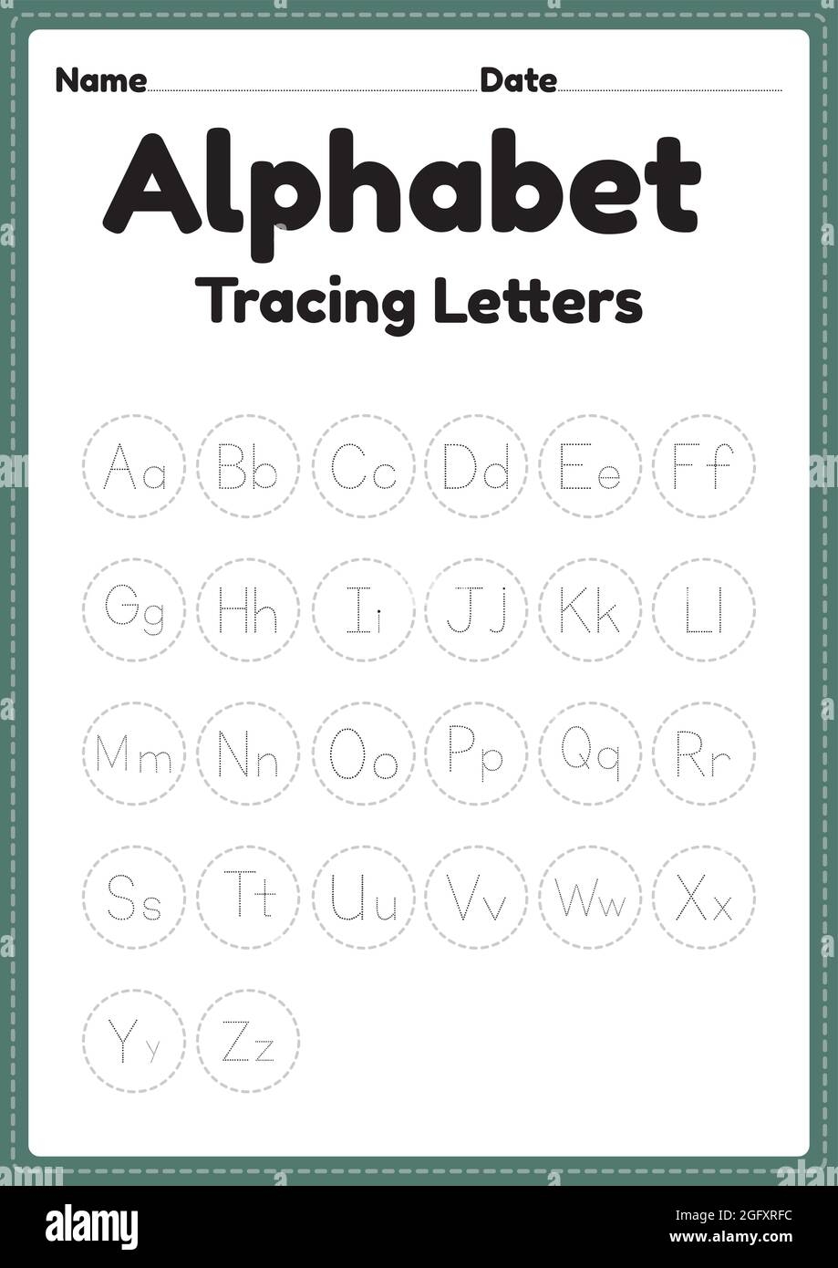 Printable Alphabet Letter Tracing Worksheets