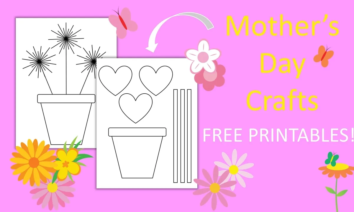 Printable Mothers Day Craft Template