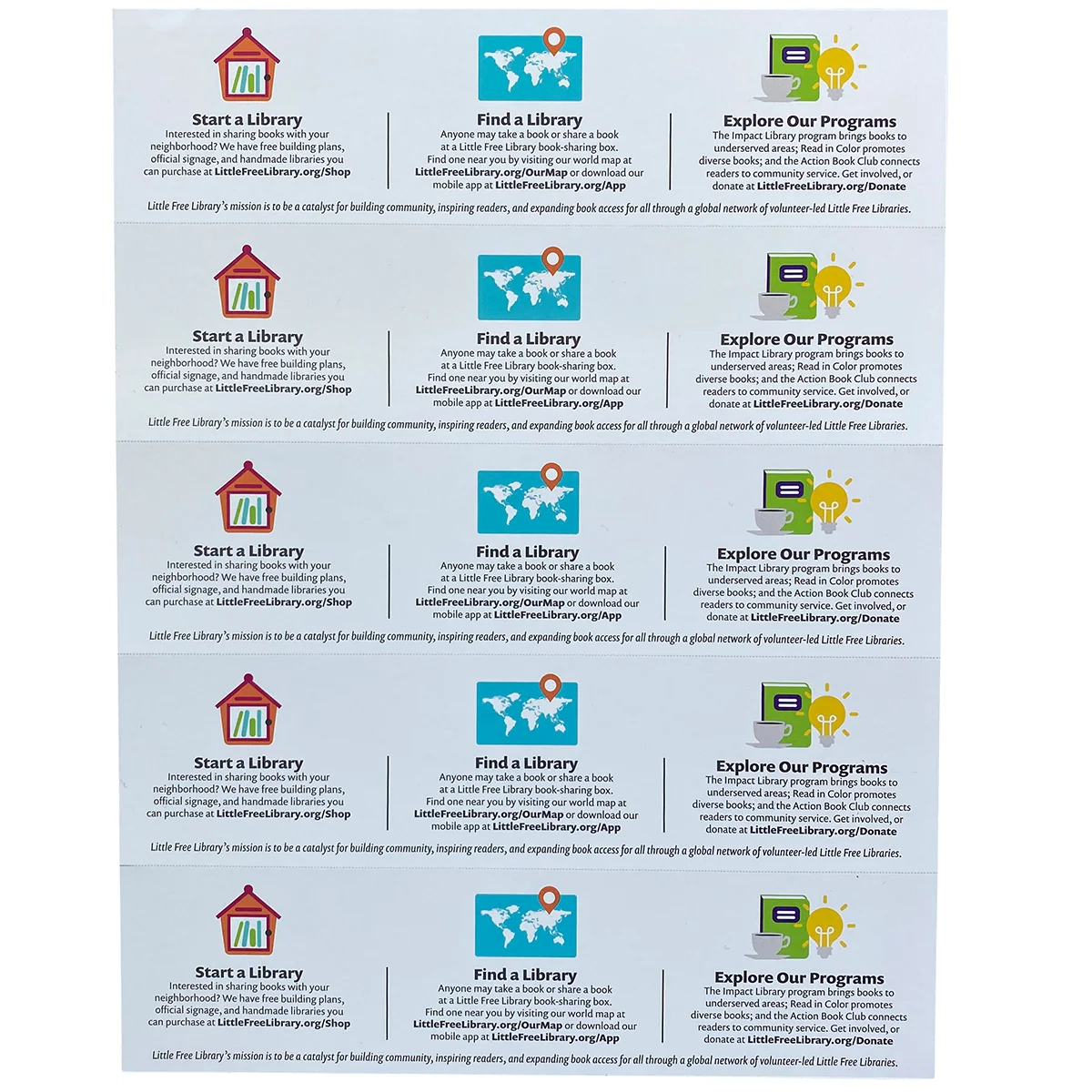 Little Free Library Printables