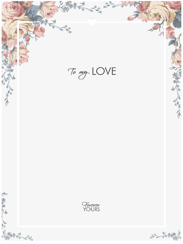 Love Letter Template Printable