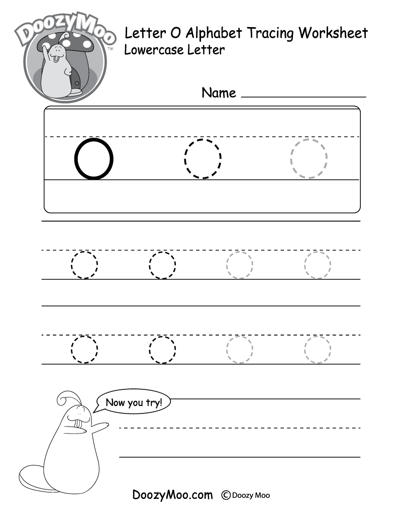 Free Printable Letter O Tracing Worksheets