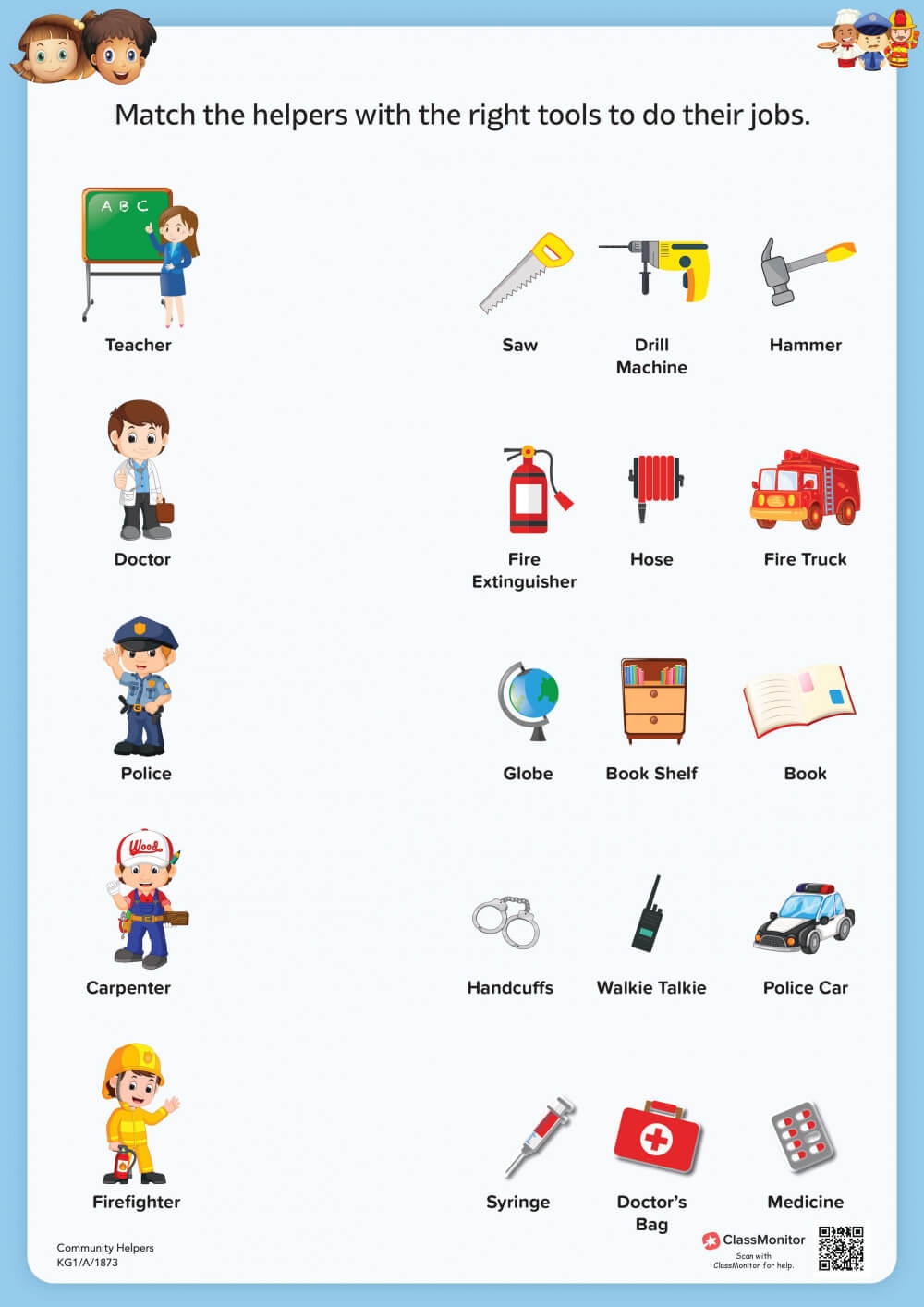 Free Printable Community Helpers Worksheets
