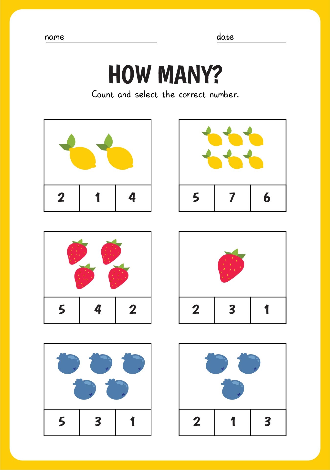Toddler Worksheets Printable 2 Years Old