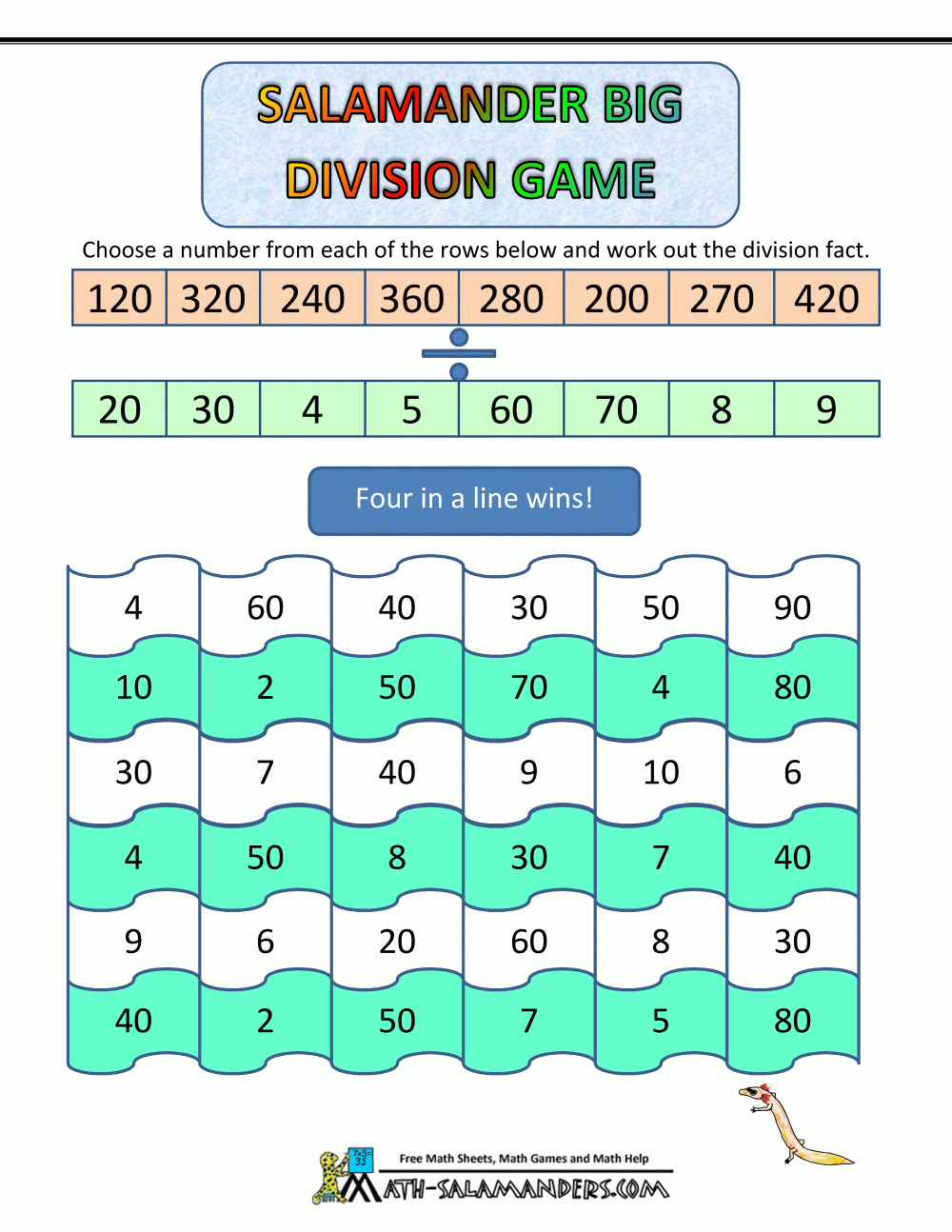 Math Division Games Math Division Games
