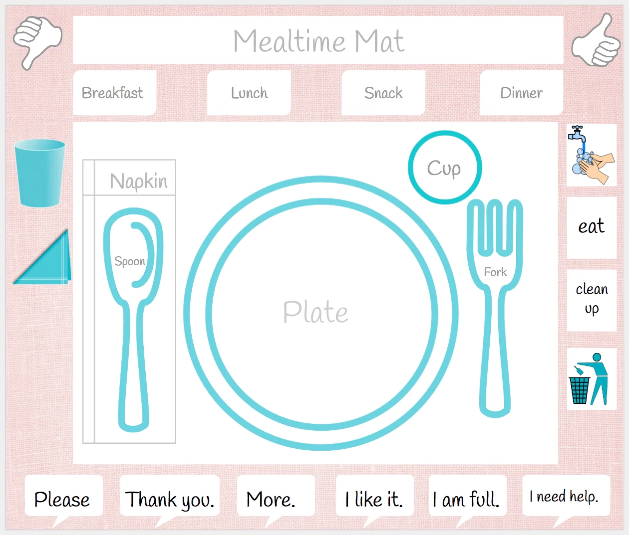 Printable Placemat Template