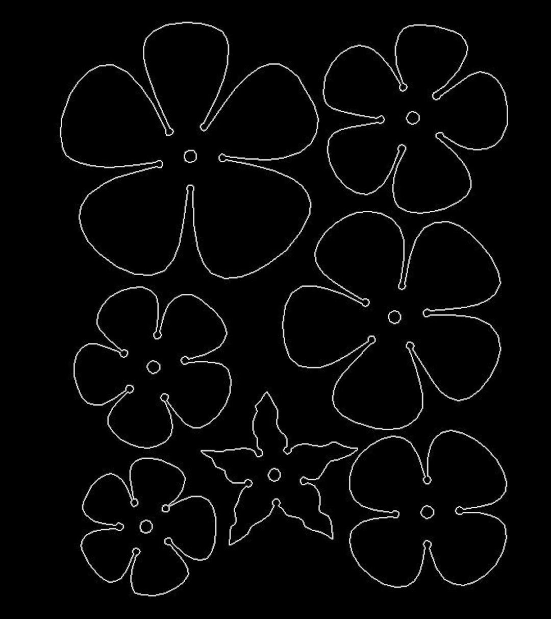 Metal Rose DXF DIY Rose Instant Download DXF File For Cnc Laser 