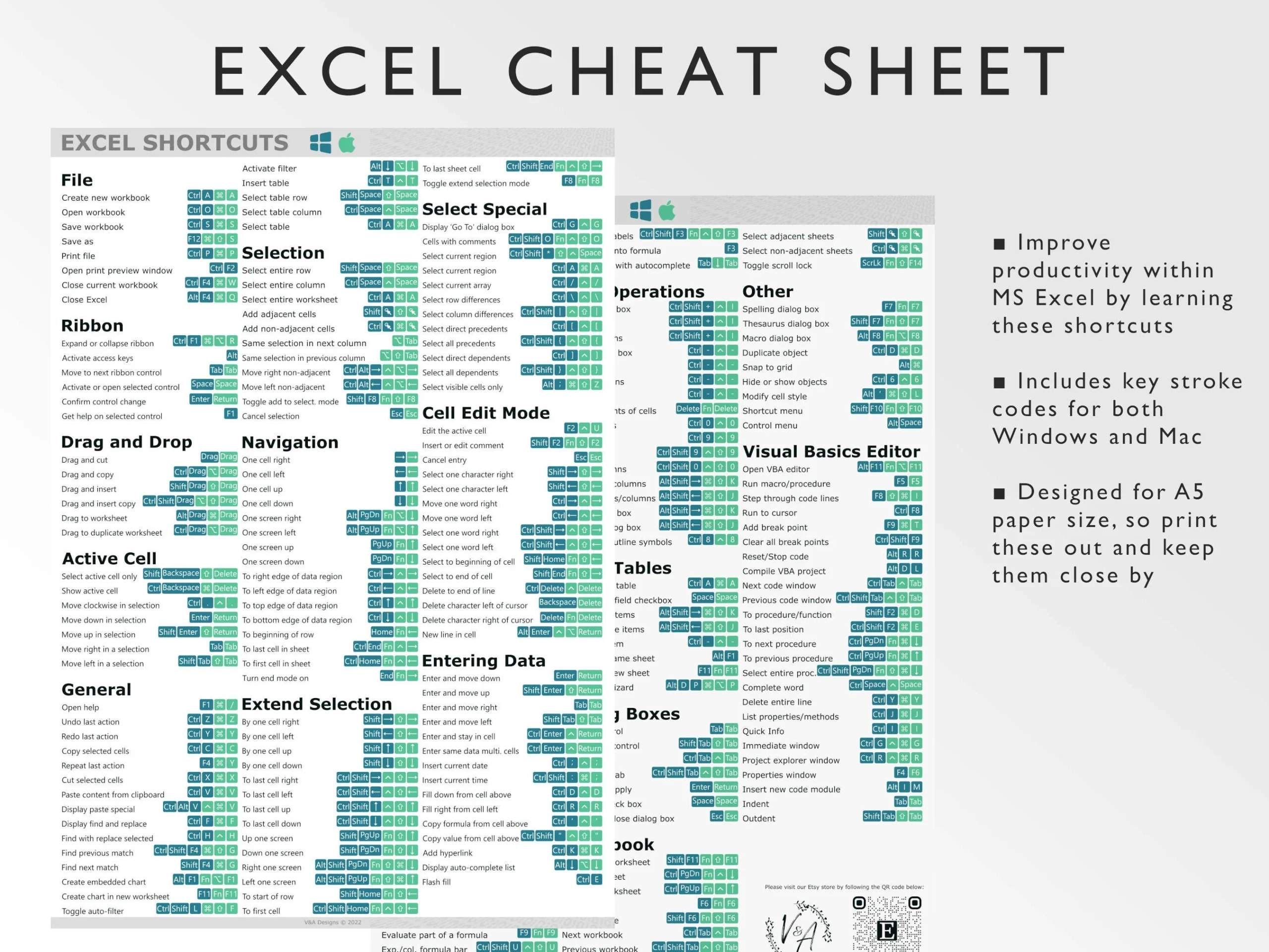 Excel Formulas Printable