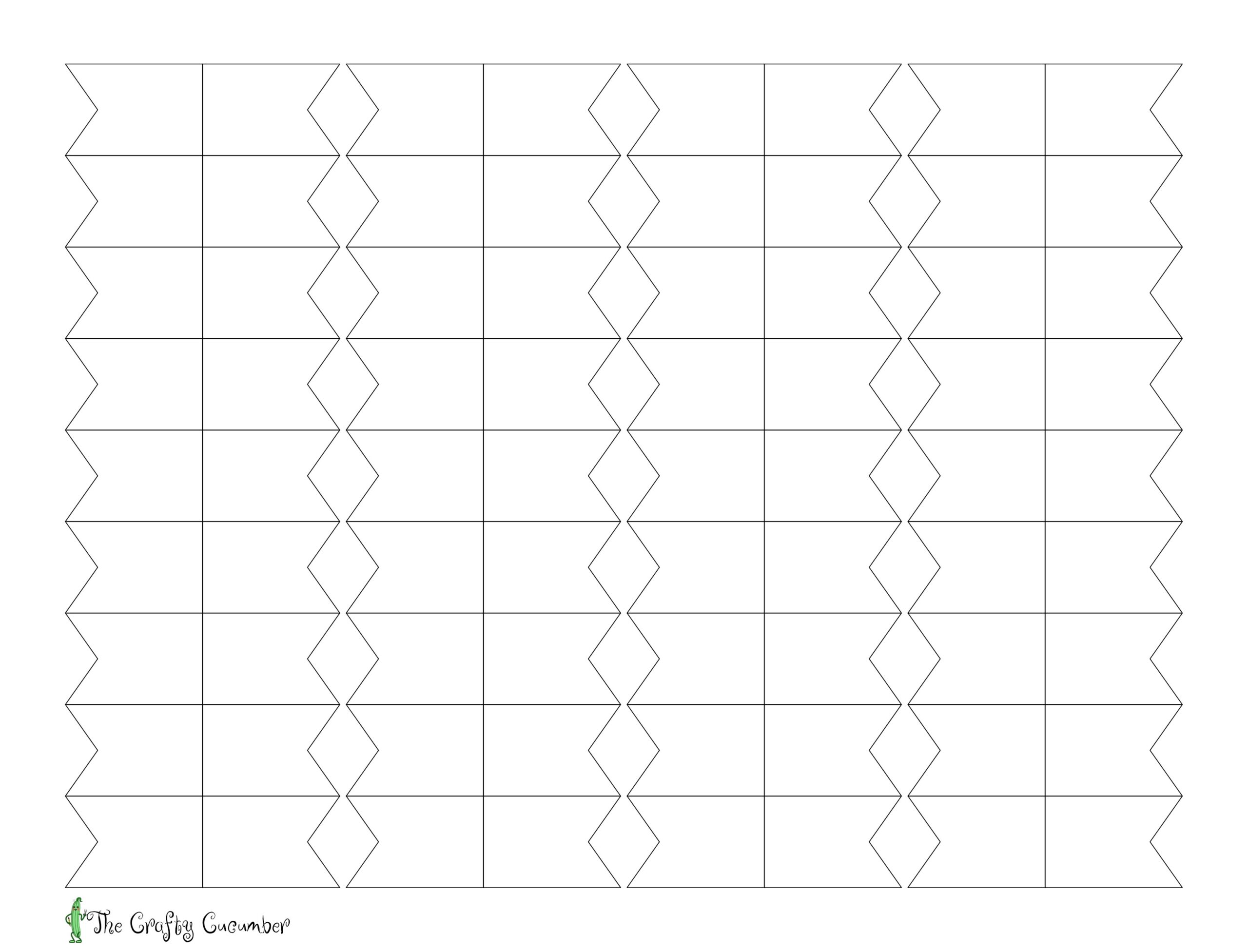 Free Printable Toothpick Flag Template