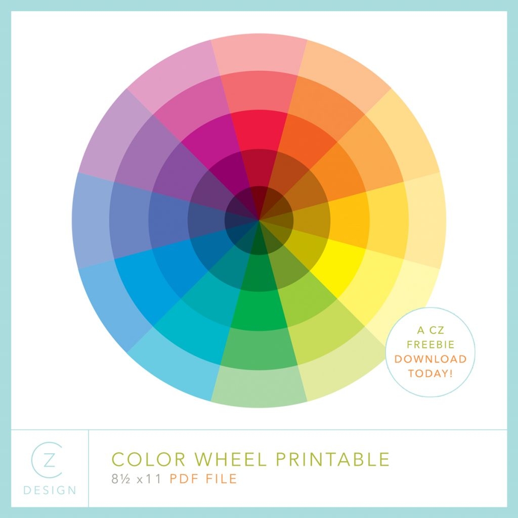 The Color Wheel Printable