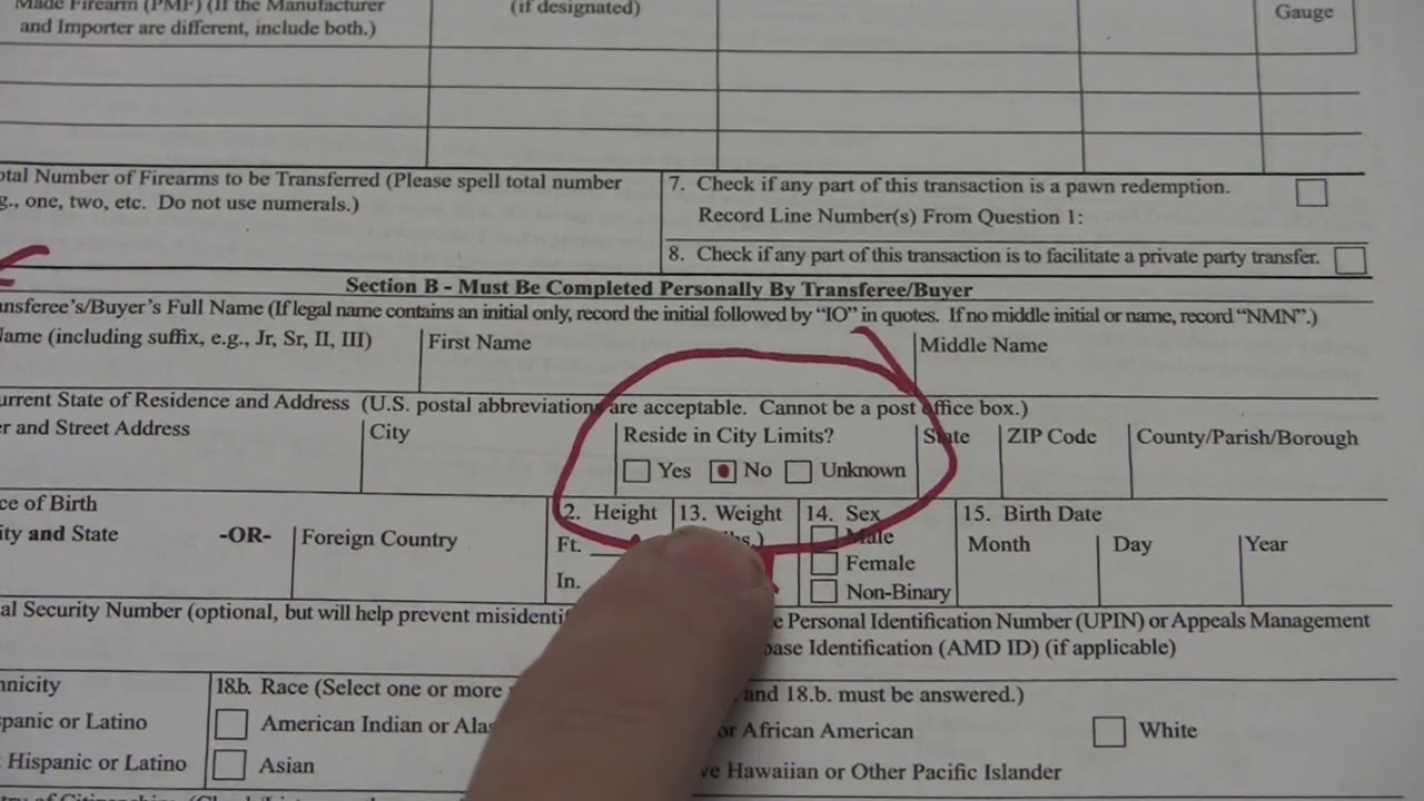 NEW Form 4473 I FILLED ONE OUT My Thoughts On It