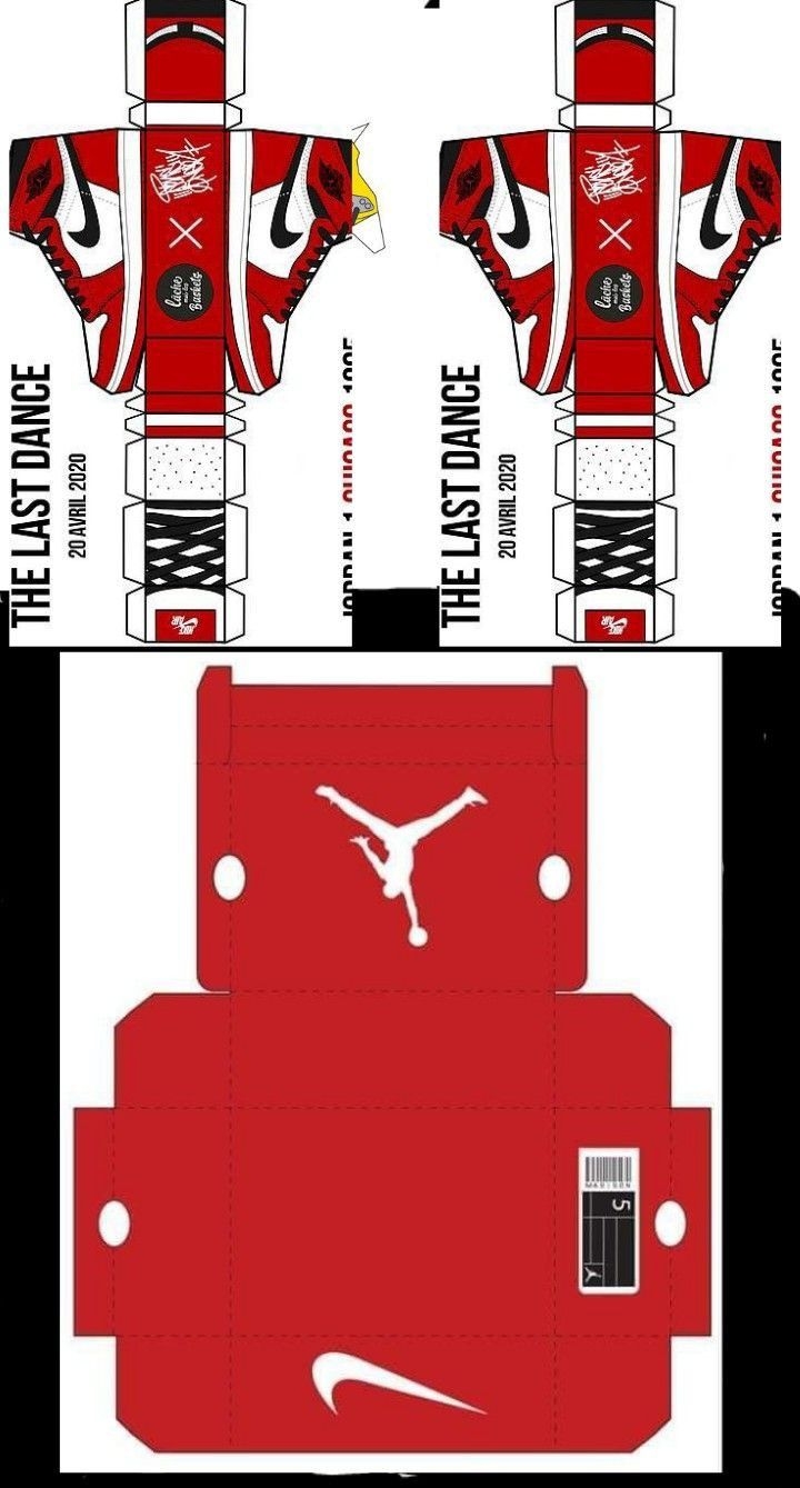 Nike Shoe Template Printable