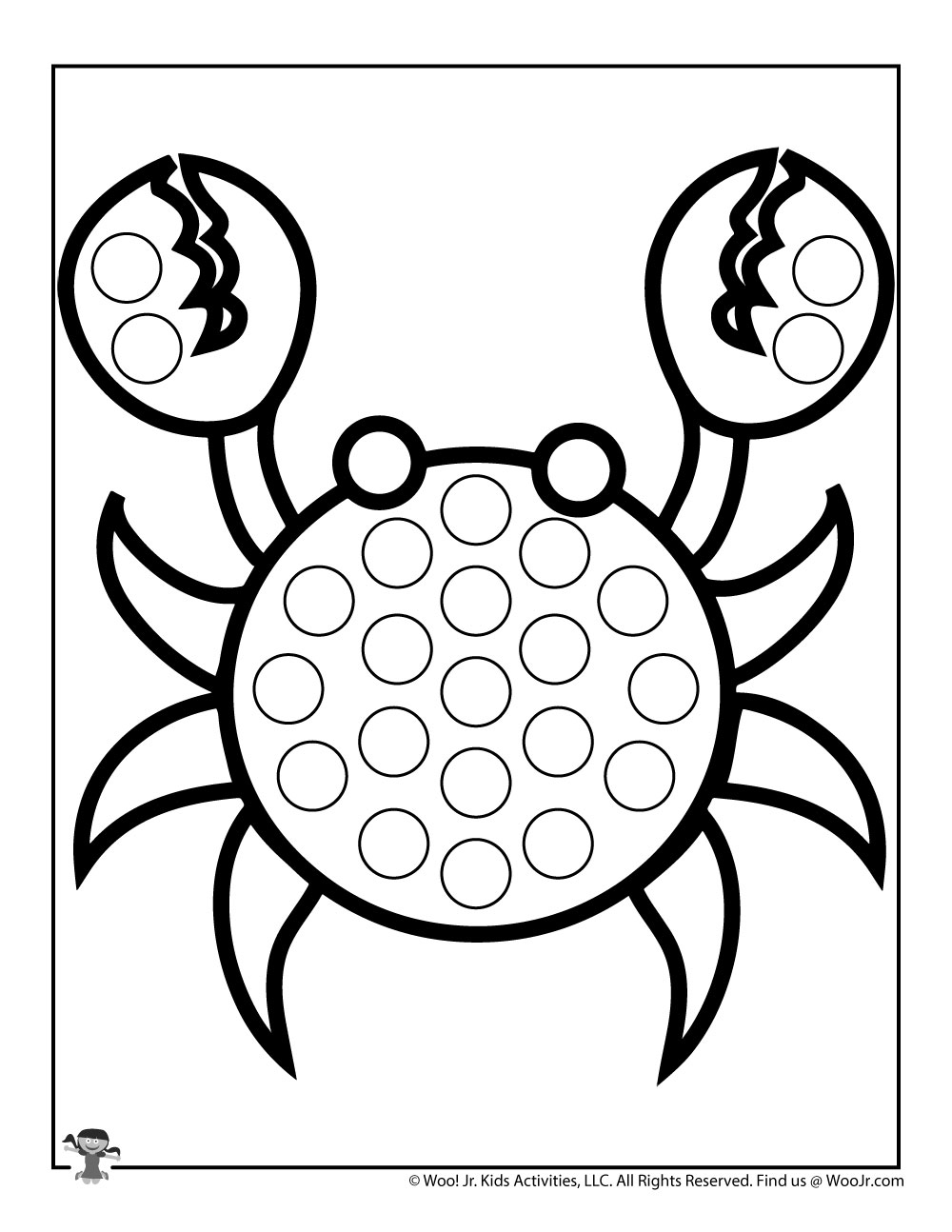 Ocean Dot Coloring Pages Woo Jr Kids Activities Children s 