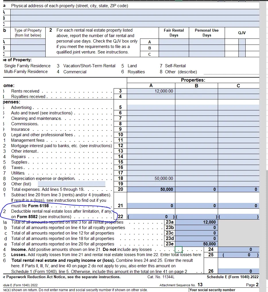 Form 6198 Instructions 2022