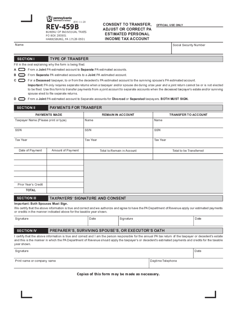 Pa State Form Pa 40
