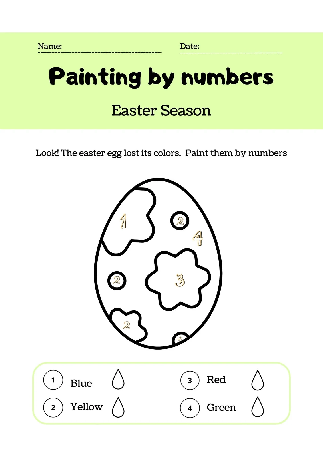 Printable Worksheets For Easter