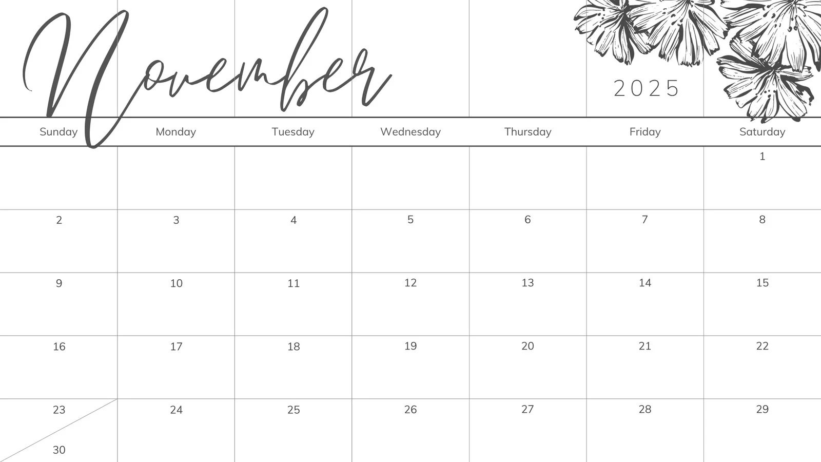 Page 3 Free And Printable November 2025 Calendar Templates Canva