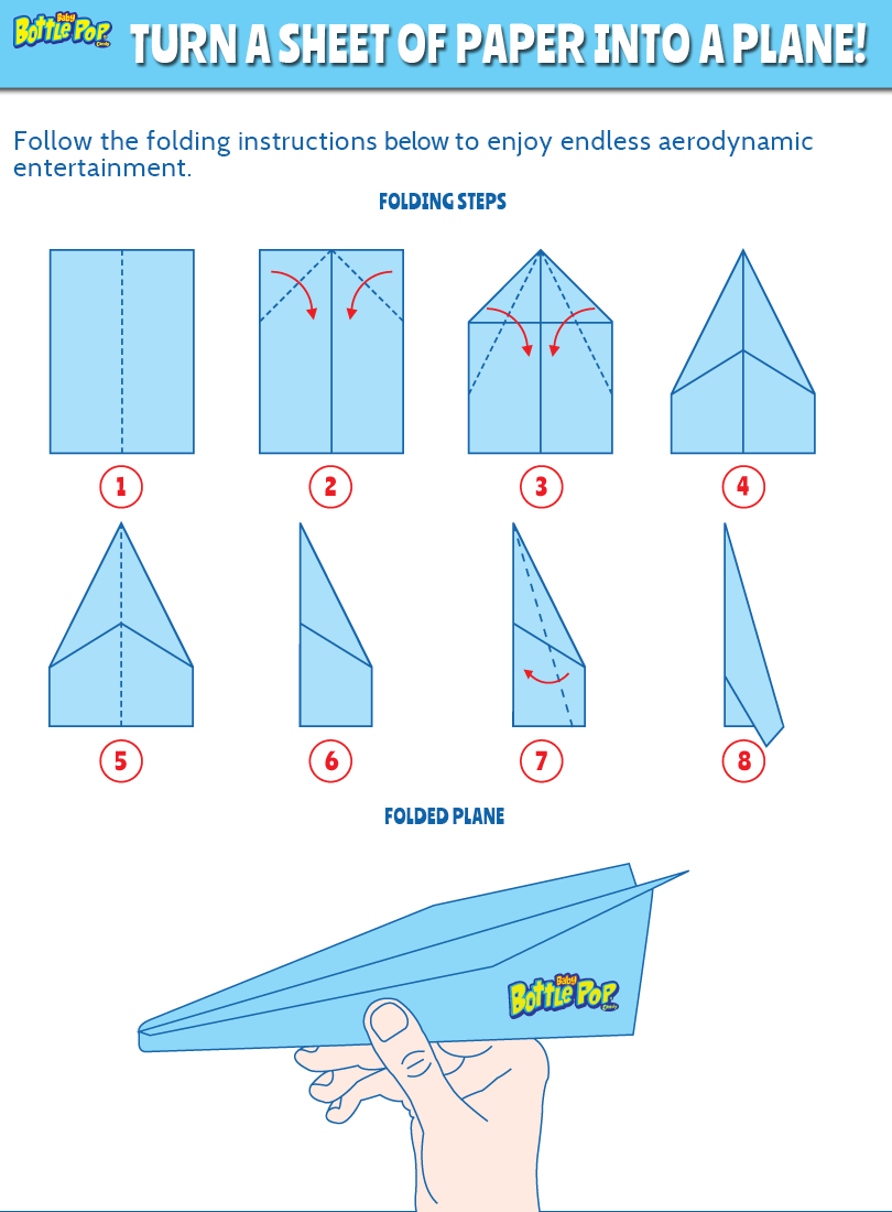 Paper Airplane Templates For Kids 10 Free PDF Printables 