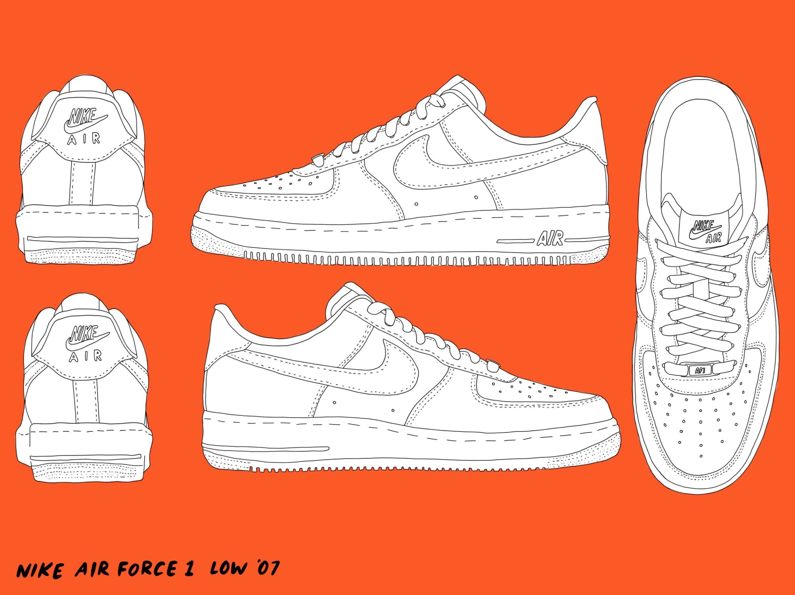 Paper Shoes Template Nike Shop On Pinterest