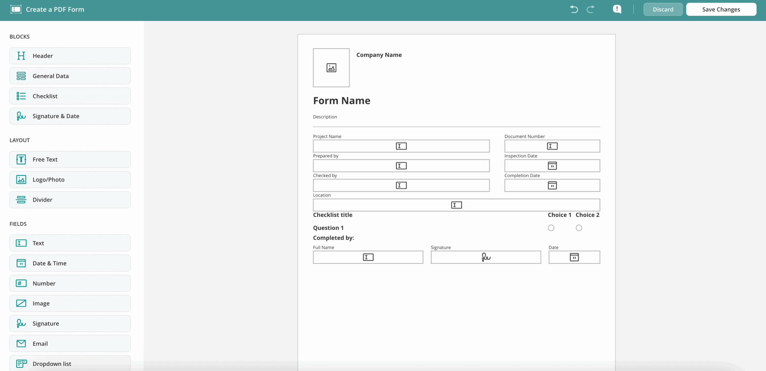 PDF Builder Fluix