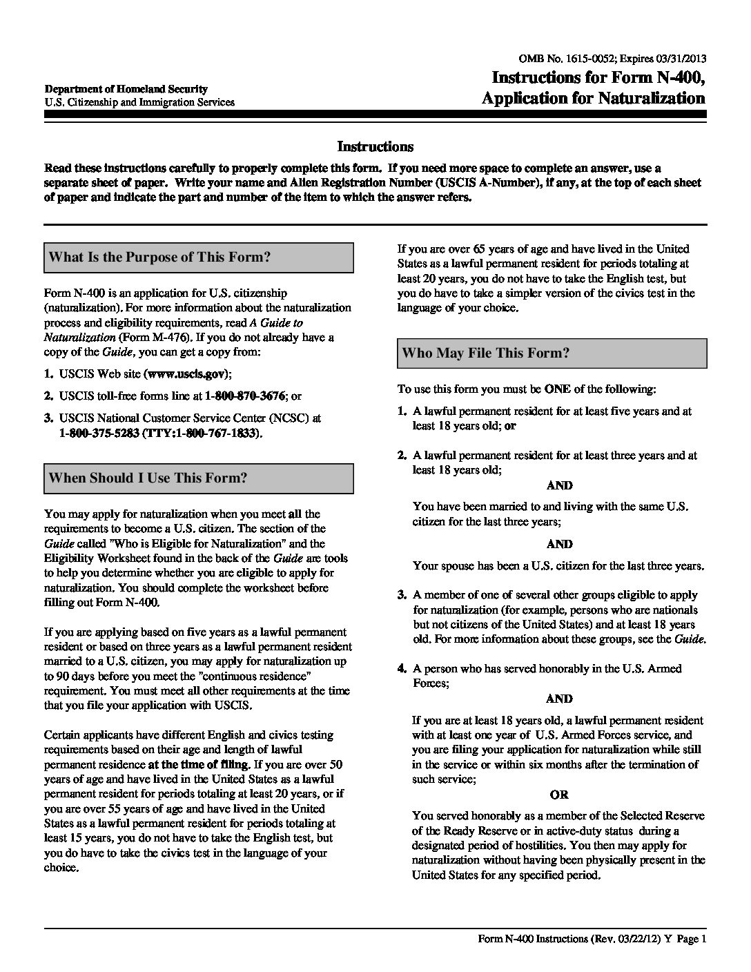 PDF Instructions For Form N 400 The Anwari Law Firm PC