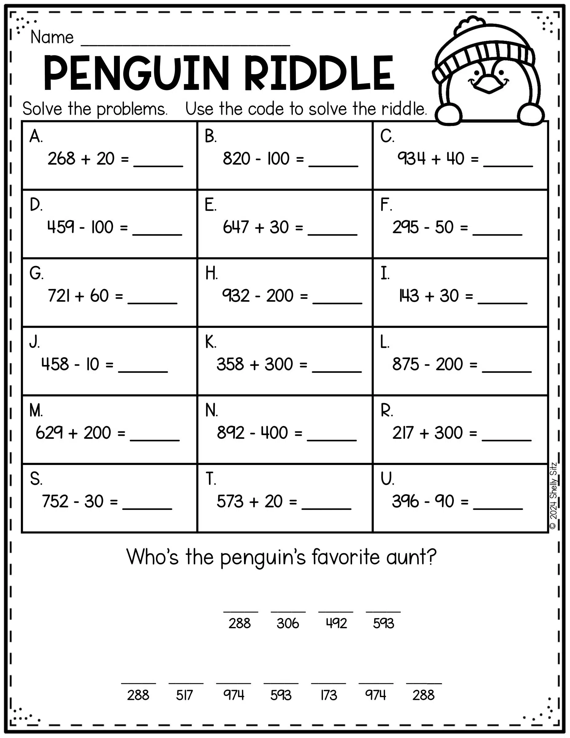 Free Printable Worksheets For 2nd Grade Math