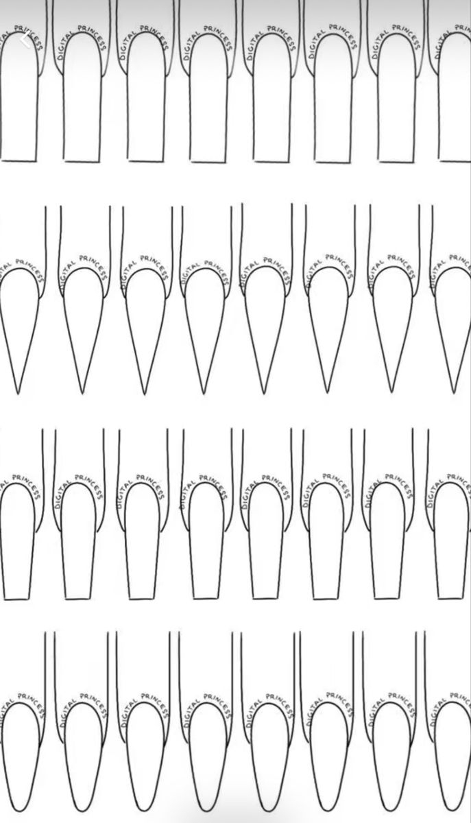 Nail Templates Printable