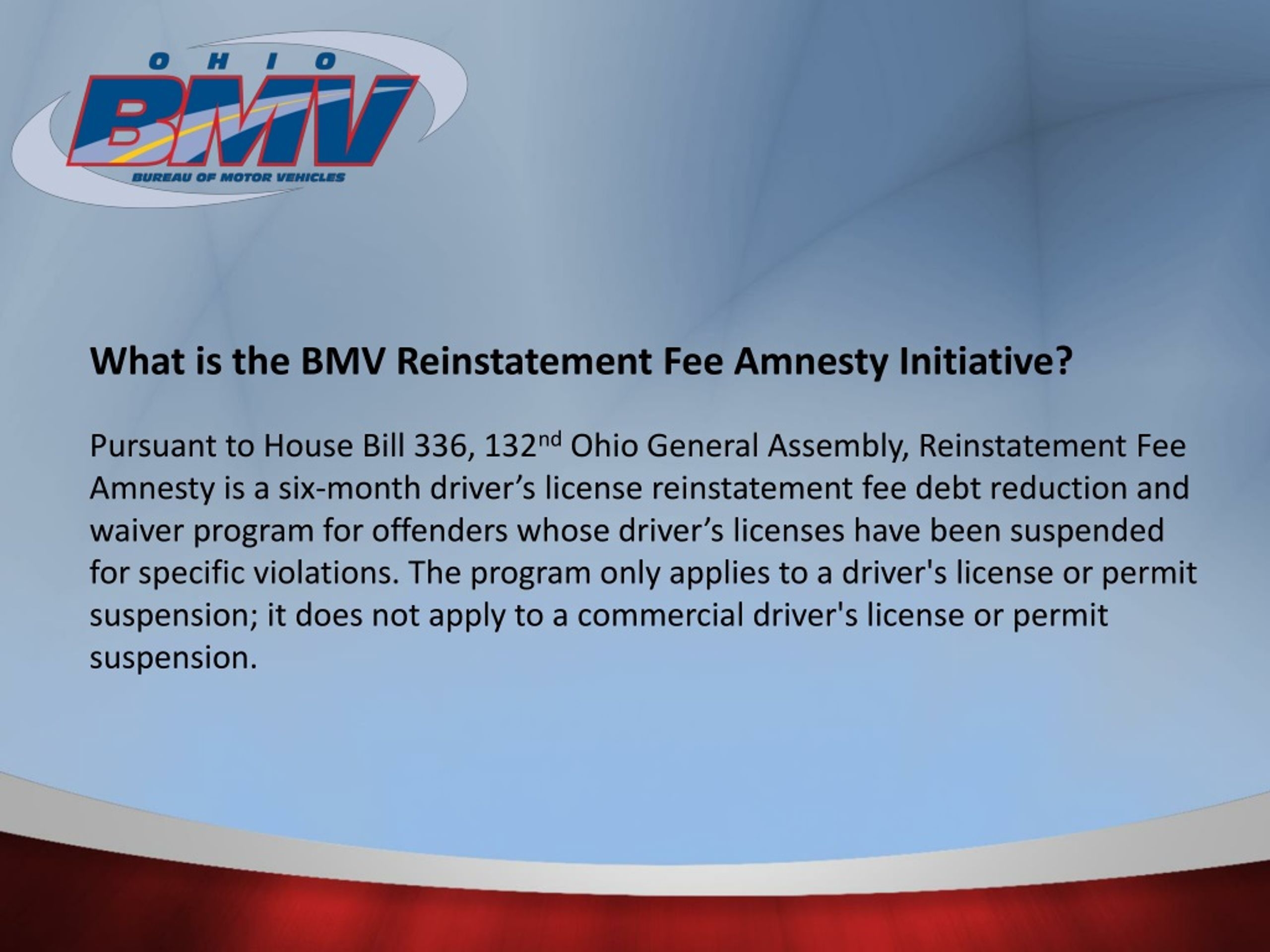 PPT Driver License Reinstatement CLE Training PowerPoint 