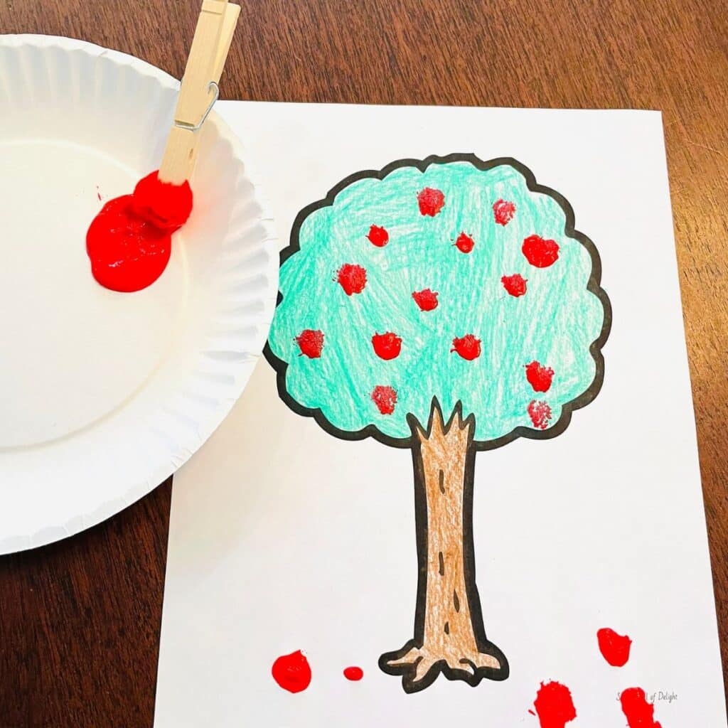 Apple Tree Template Printable