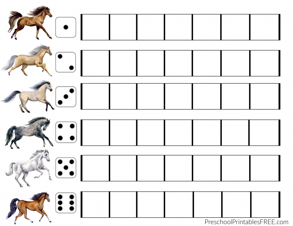 Preschool Horse Games free Free Preschool Printables