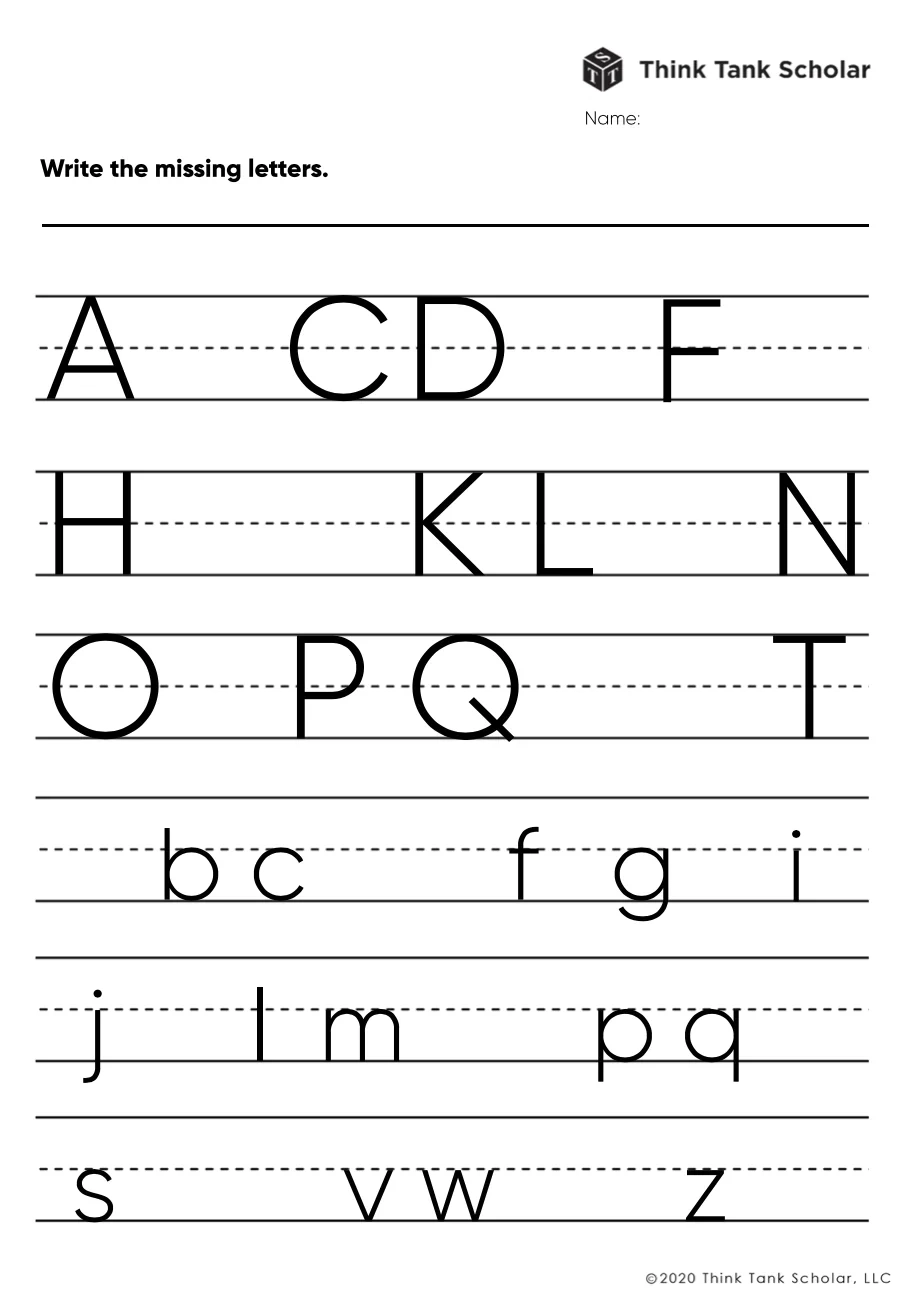 Free Printable Kids Worksheets Pdf