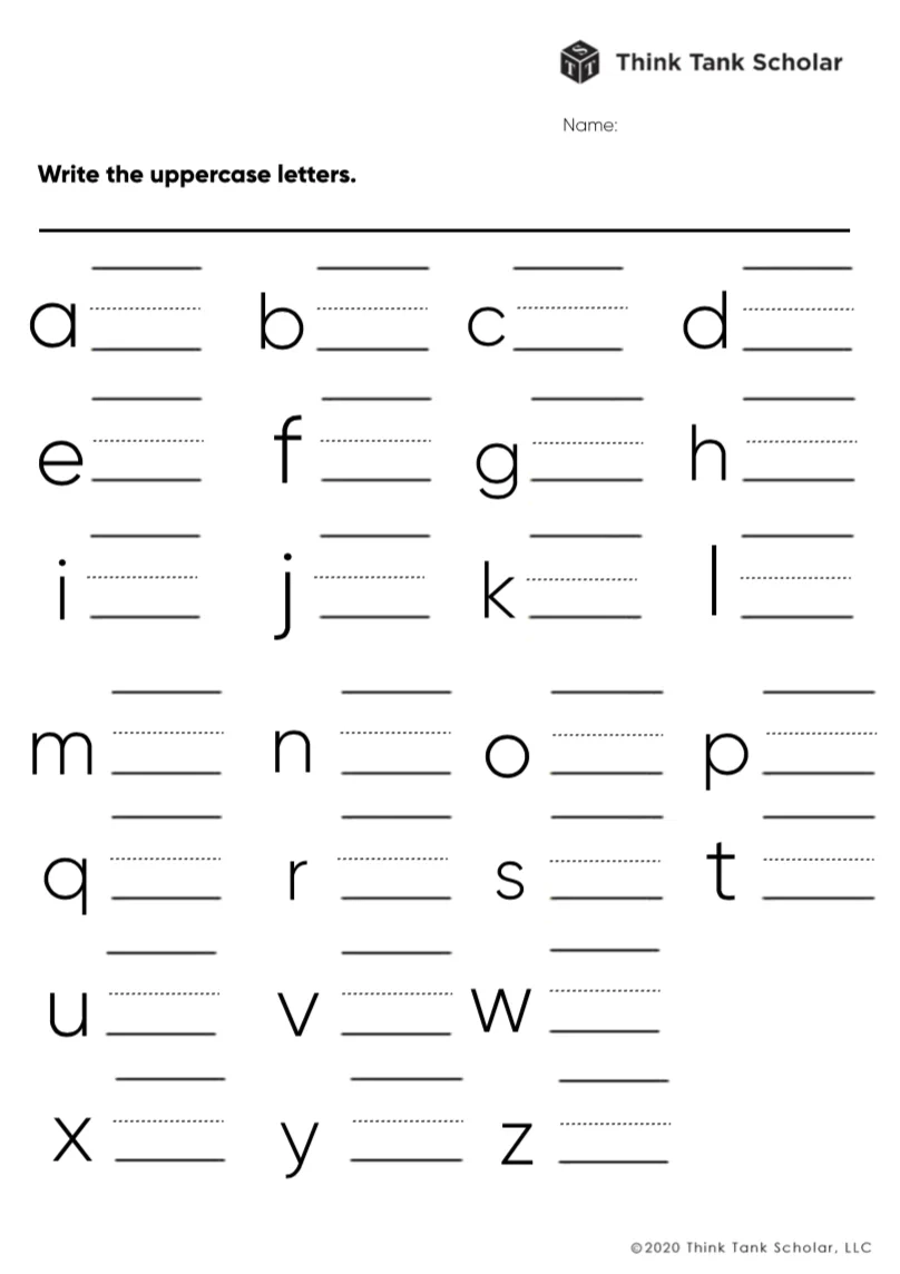 Free Printable Childrens Worksheets