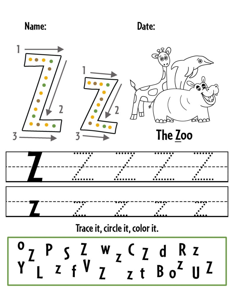 Free Printables Zoo Theme Preschool