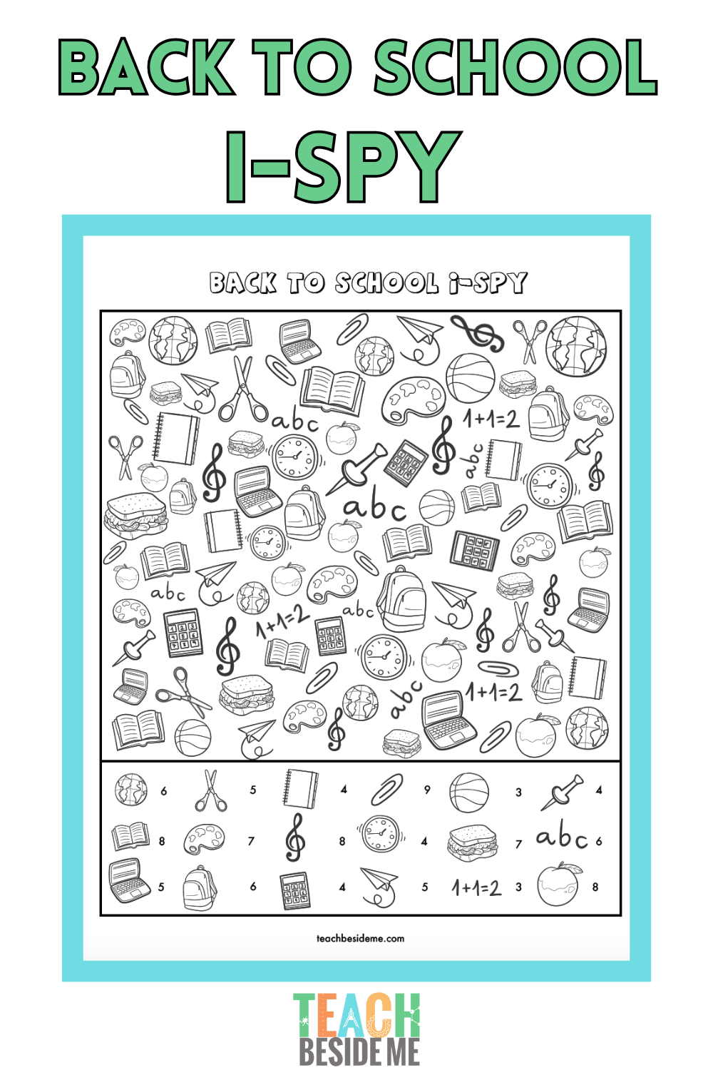 I Spy Free Printables Pdf