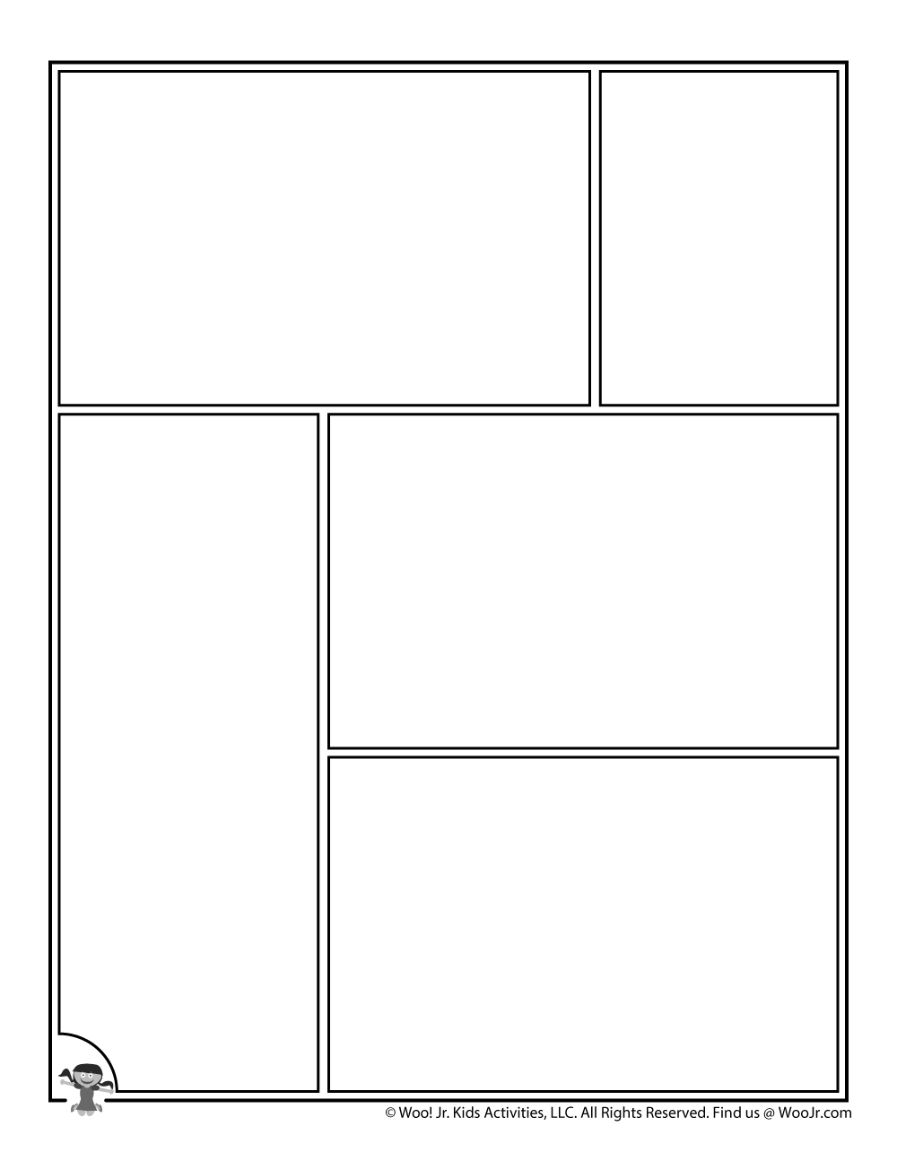 Free Printable Comic Strip Template