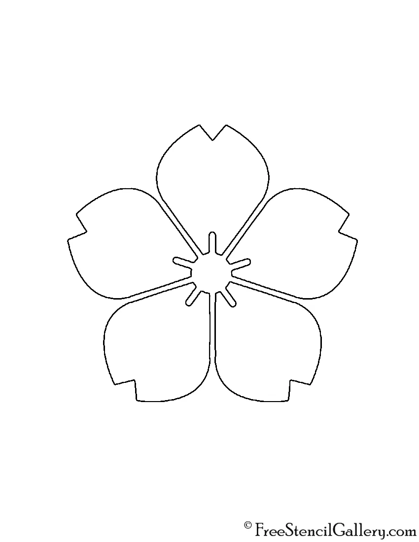 Printable Flower Template Free