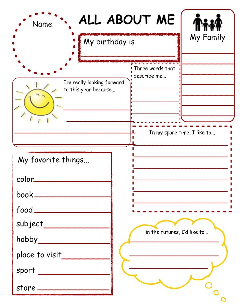 Printable Get To Know Me Questions Worksheets amp amp List PDF 
